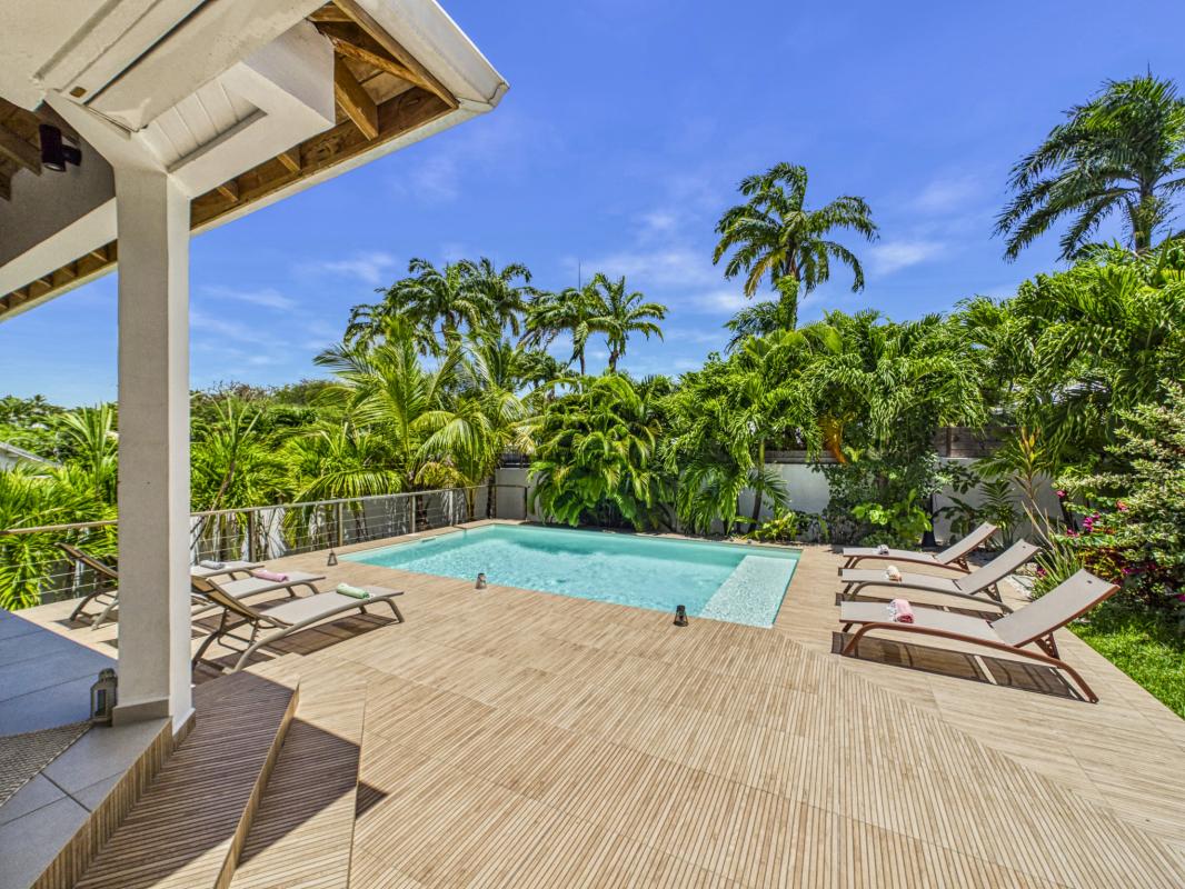 42.Location villa 10 personnes piscine saint François Guadeloupe